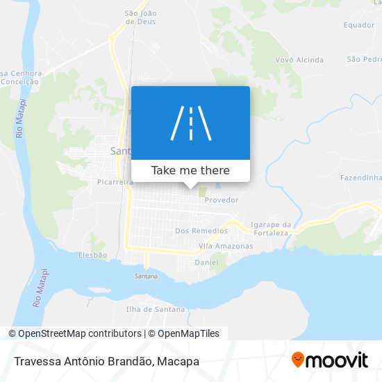 Mapa Travessa Antônio Brandão