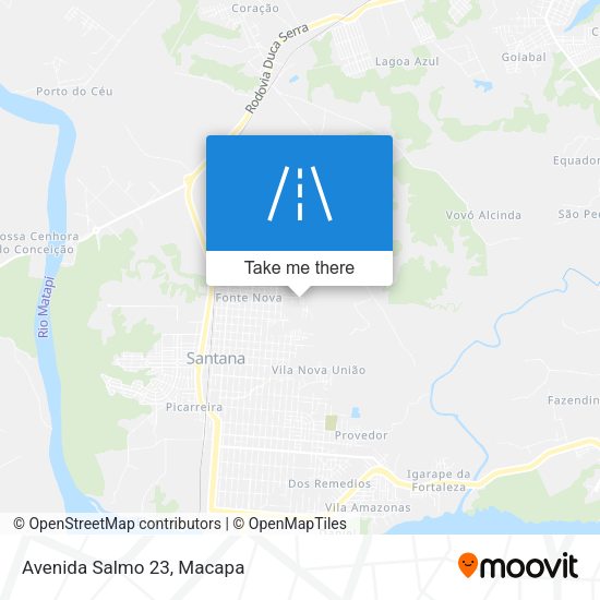 Mapa Avenida Salmo 23