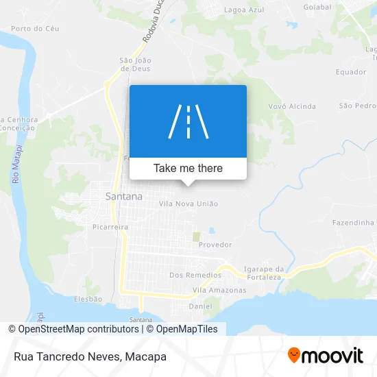 Rua Tancredo Neves map