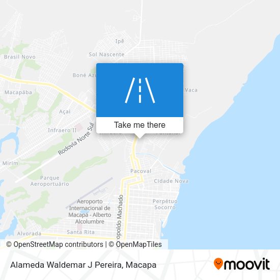 Alameda Waldemar J Pereira map