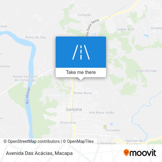 Avenida Das Acácias map
