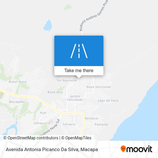Avenida Antonia Picanco Da Silva map
