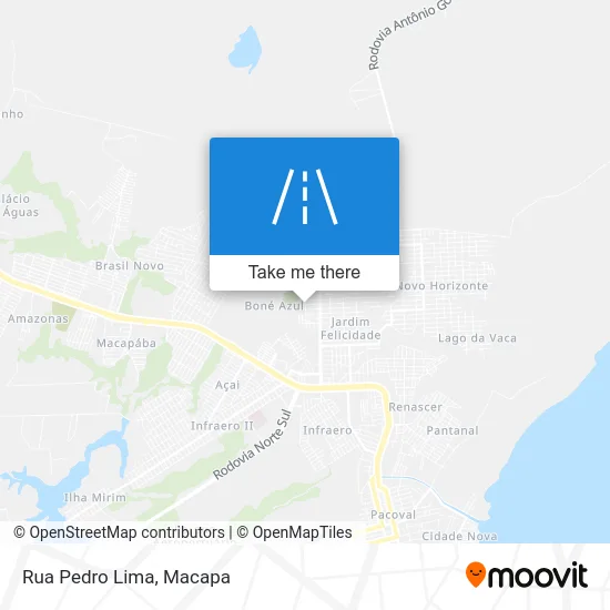 Rua Pedro Lima map