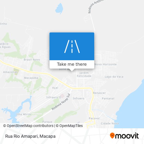 Mapa Rua Rio Amapari