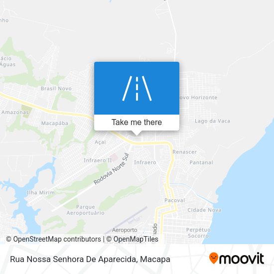 Rua Nossa Senhora De Aparecida map
