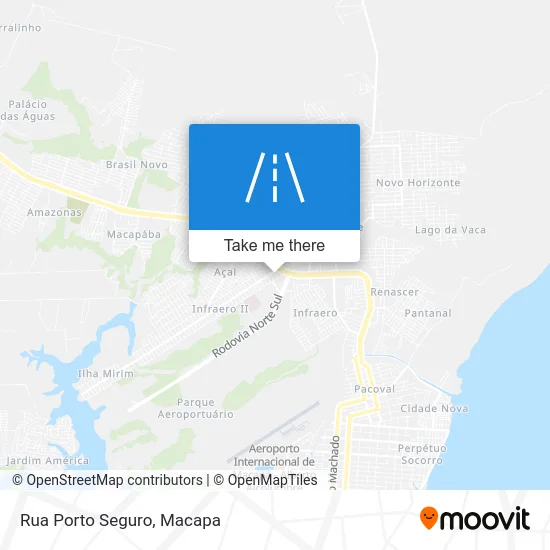 Rua Porto Seguro map