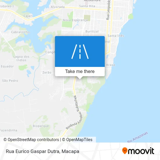 Rua Eurico Gaspar Dutra map