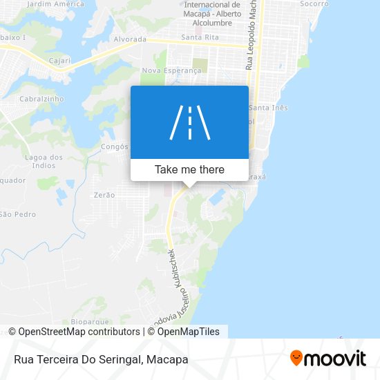 Rua Terceira Do Seringal map