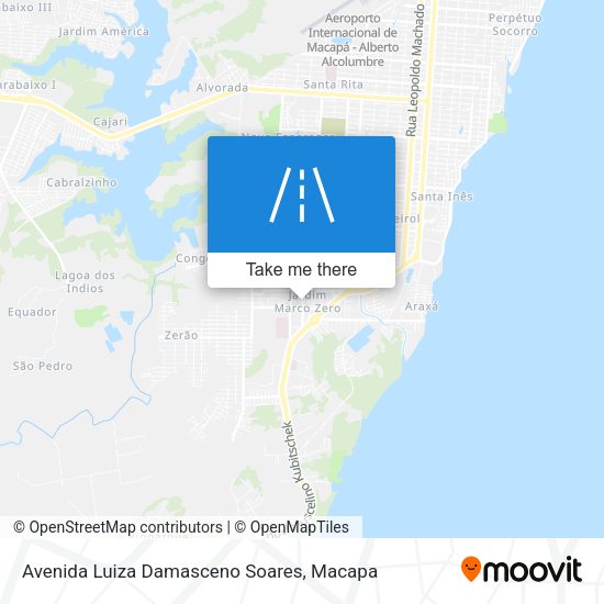 Avenida Luiza Damasceno Soares map