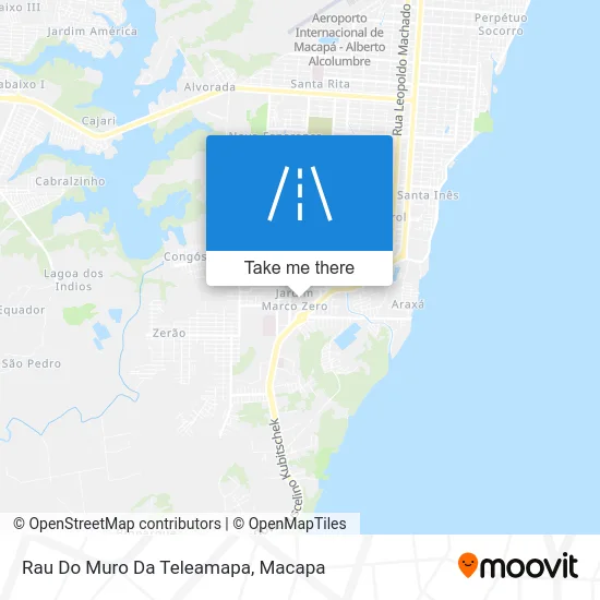 Rau Do Muro Da Teleamapa map