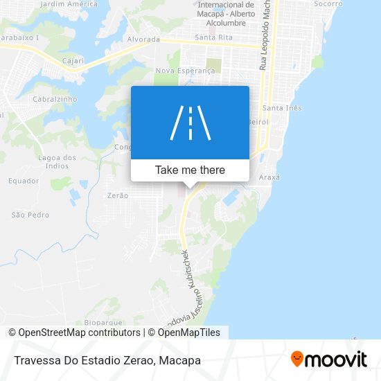 Travessa Do Estadio Zerao map