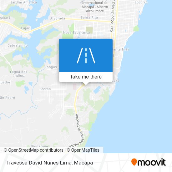 Travessa David Nunes Lima map