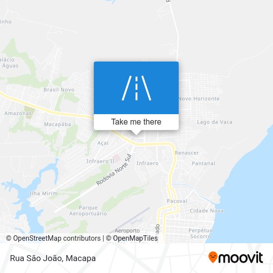 Rua São João map