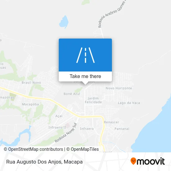 Rua Augusto Dos Anjos map