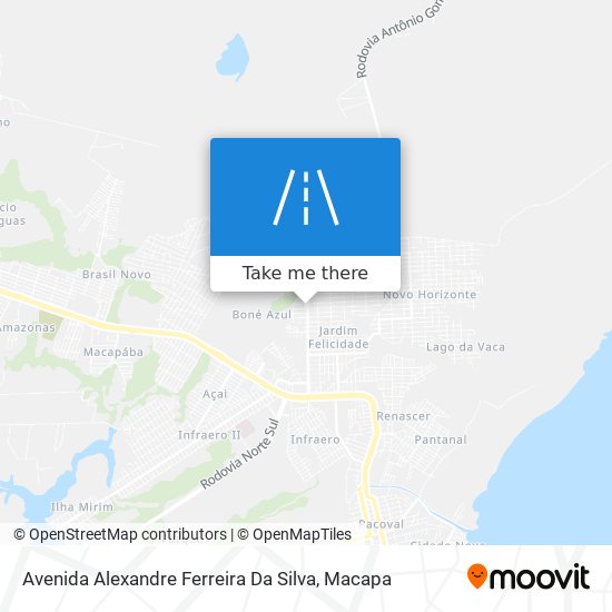 Mapa Avenida Alexandre Ferreira Da Silva