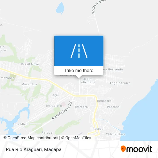 Rua Rio Araguari map