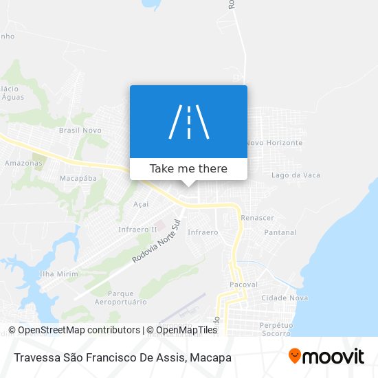 Mapa Travessa São Francisco De Assis