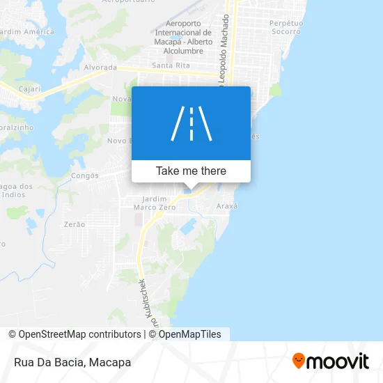 Rua Da Bacia map
