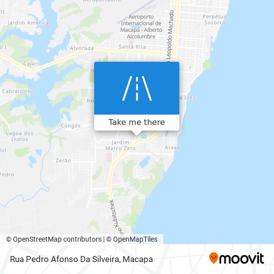 Mapa Rua Pedro Afonso Da Silveira