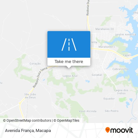 Mapa Avenida França