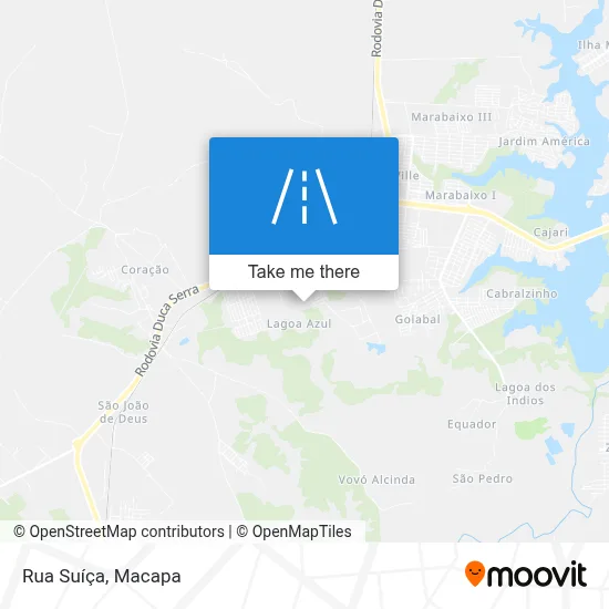 Rua Suíça map
