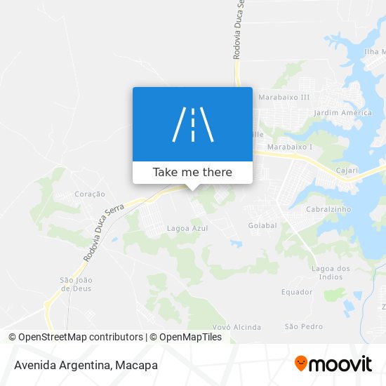 Mapa Avenida Argentina