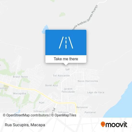 Rua Sucupira map