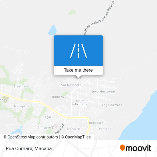 Rua Cumaru map