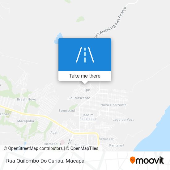 Rua Quilombo Do Curiau map