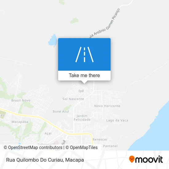 Rua Quilombo Do Curiau map