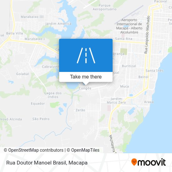Rua Doutor Manoel Brasil map