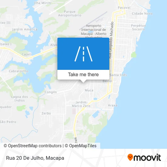 Rua 20 De Julho map