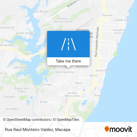 Rua Raul Monteiro Valdez map