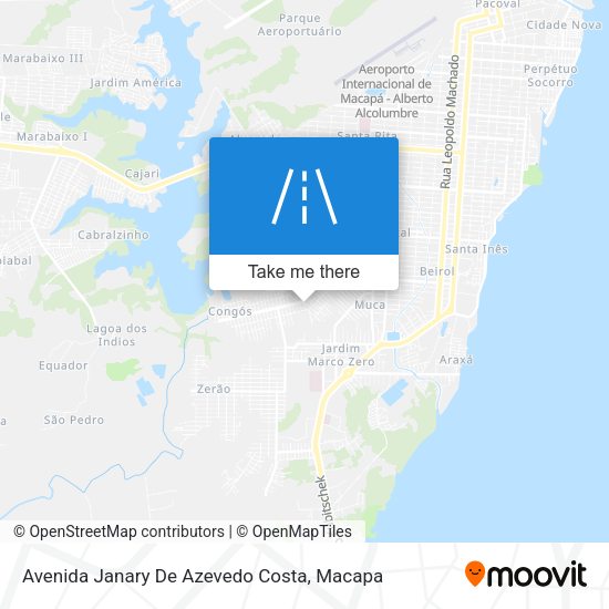 Avenida Janary De Azevedo Costa map