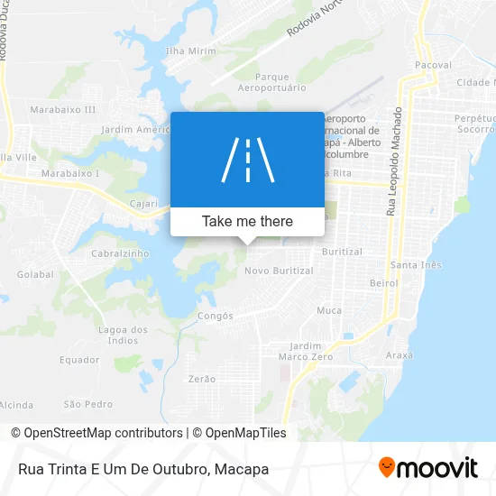 Rua Trinta E Um De Outubro map