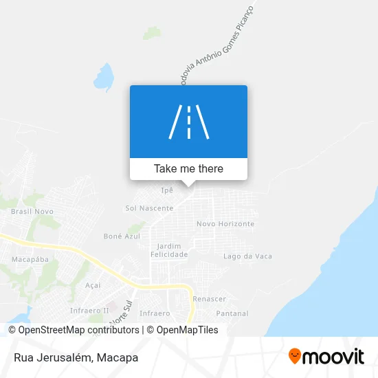 Rua Jerusalém map