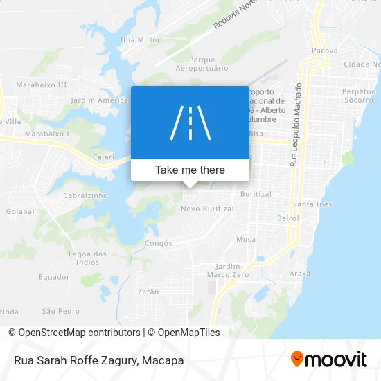 Rua Sarah Roffe Zagury map