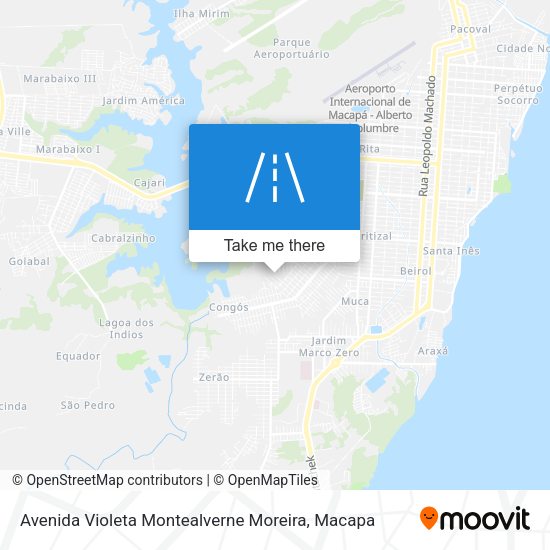 Avenida Violeta Montealverne Moreira map