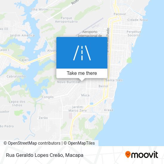 Rua Geraldo Lopes Creão map