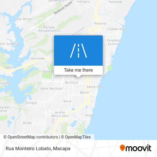 Rua Monteiro Lobato map