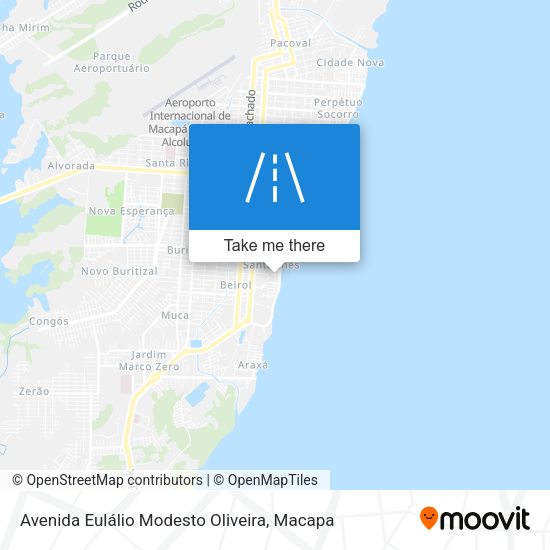 Avenida Eulálio Modesto Oliveira map
