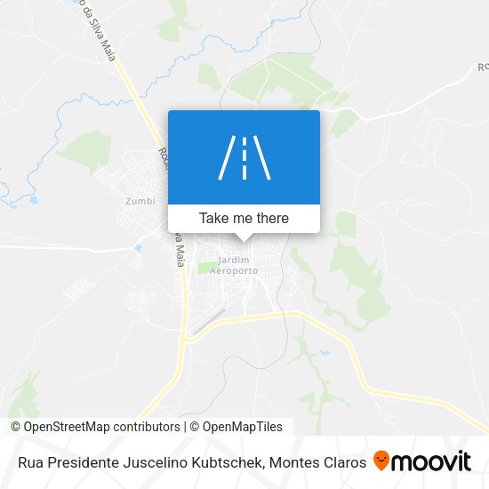 Rua Presidente Juscelino Kubtschek map