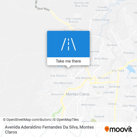 Avenida Aderaldino Fernandes Da Silva map