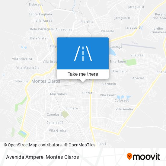 Mapa Avenida Ampere