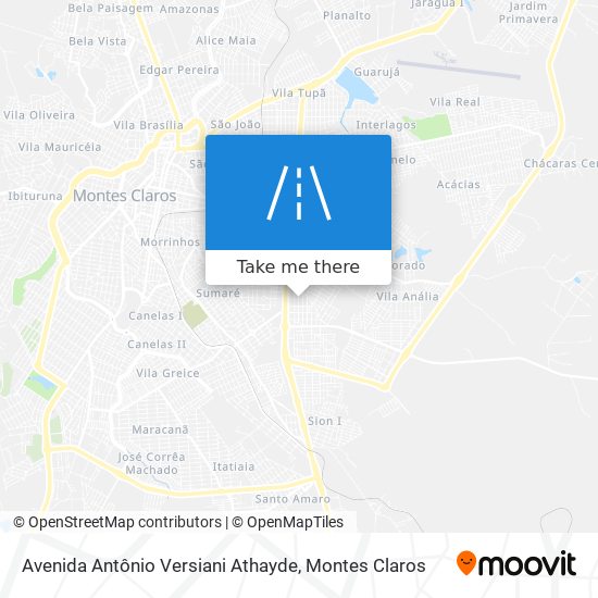 Avenida Antônio Versiani Athayde map