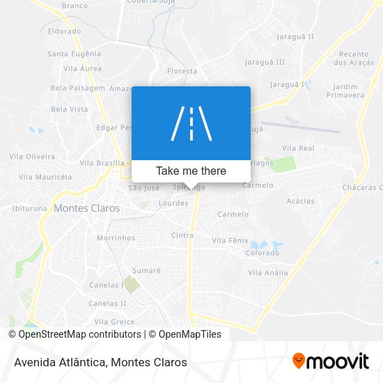 Avenida Atlântica map