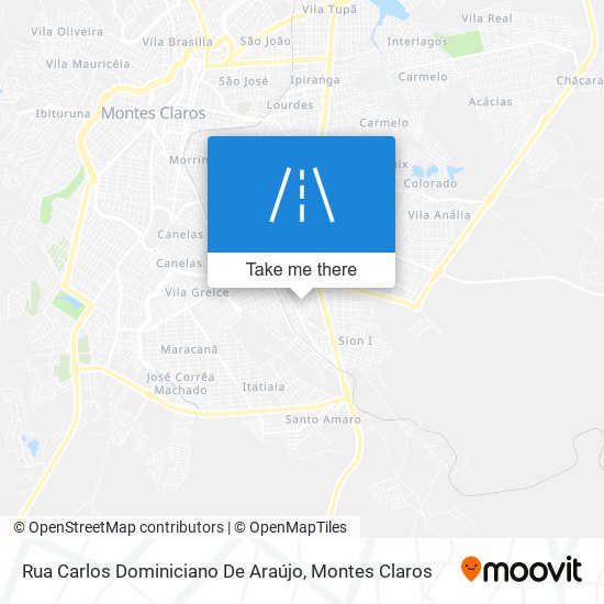 Mapa Rua Carlos Dominiciano De Araújo