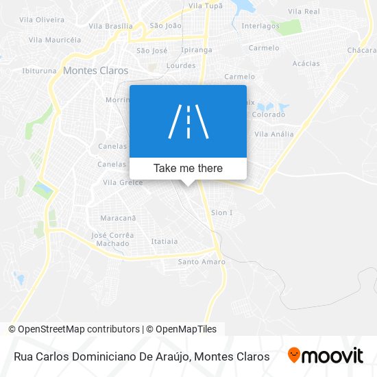 Rua Carlos Dominiciano De Araújo map