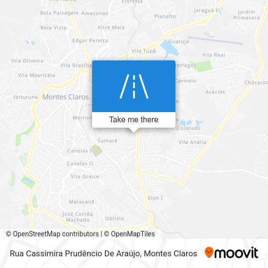 Rua Cassimira Prudêncio De Araújo map
