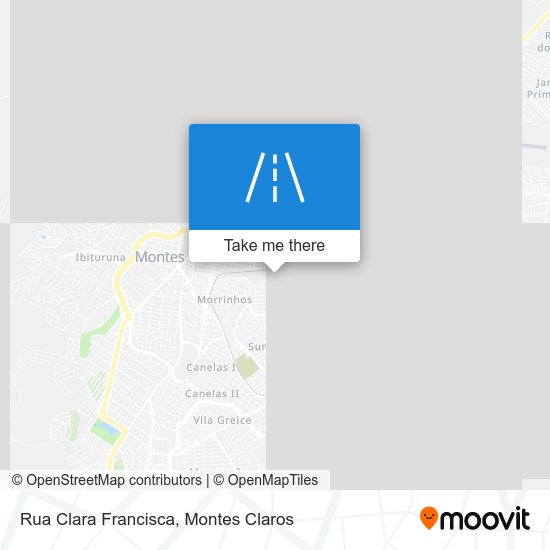 Mapa Rua Clara Francisca